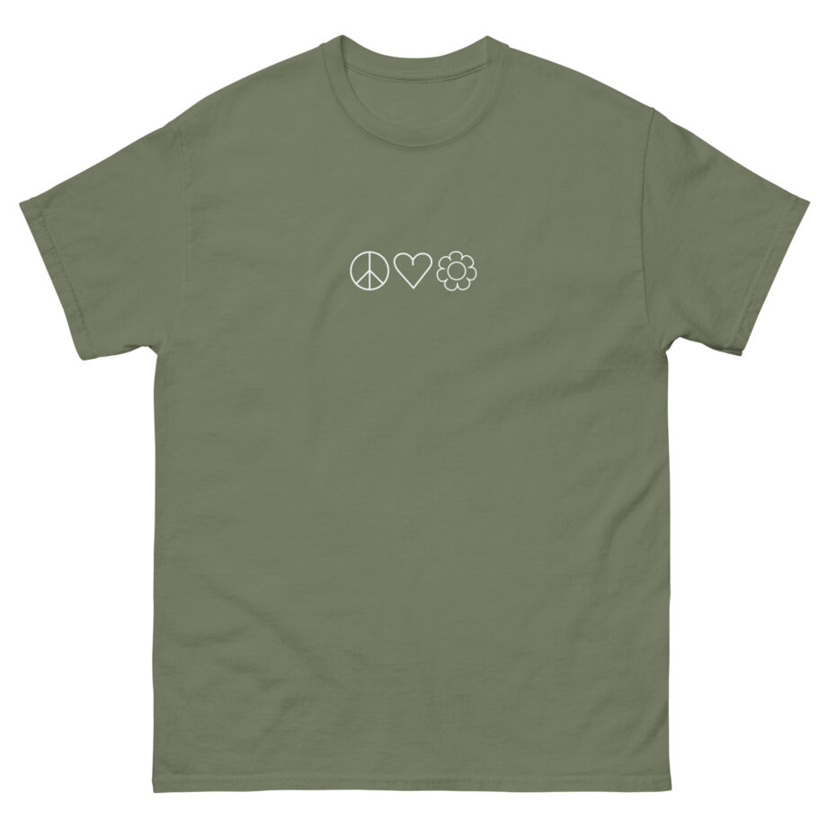 Mumbo Jumbo Peace, Love and Plants Unisex classic tee