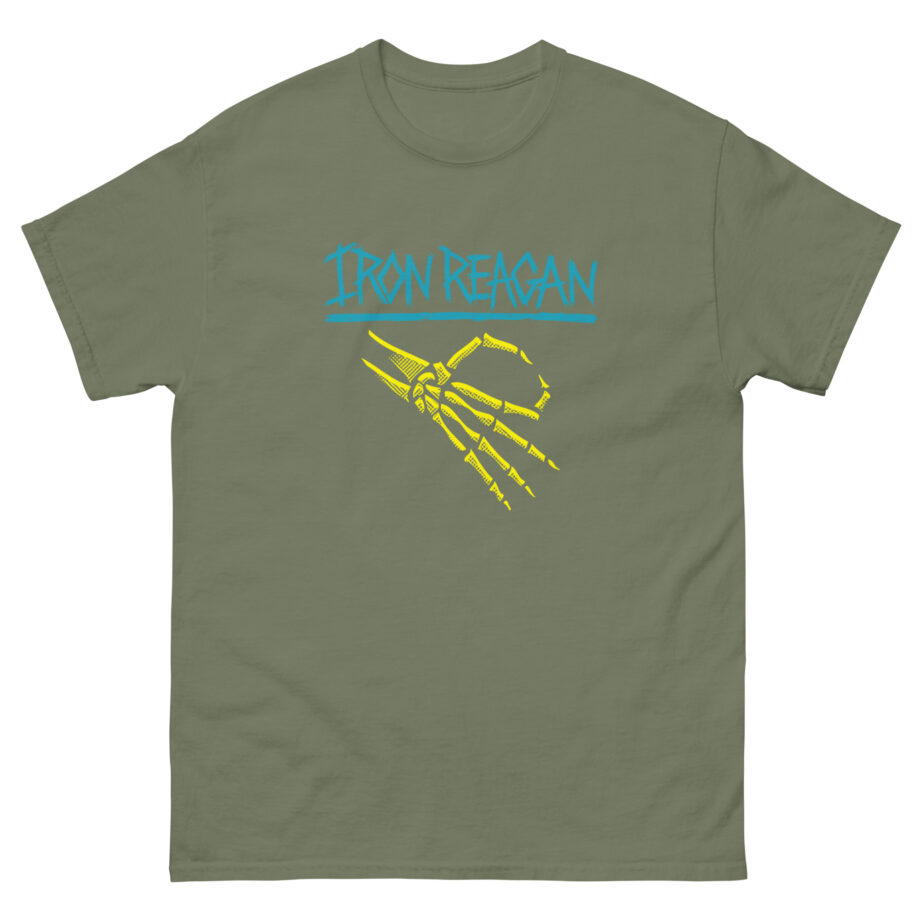 Iron Reagan Skeleton Hand Unisex classic tee