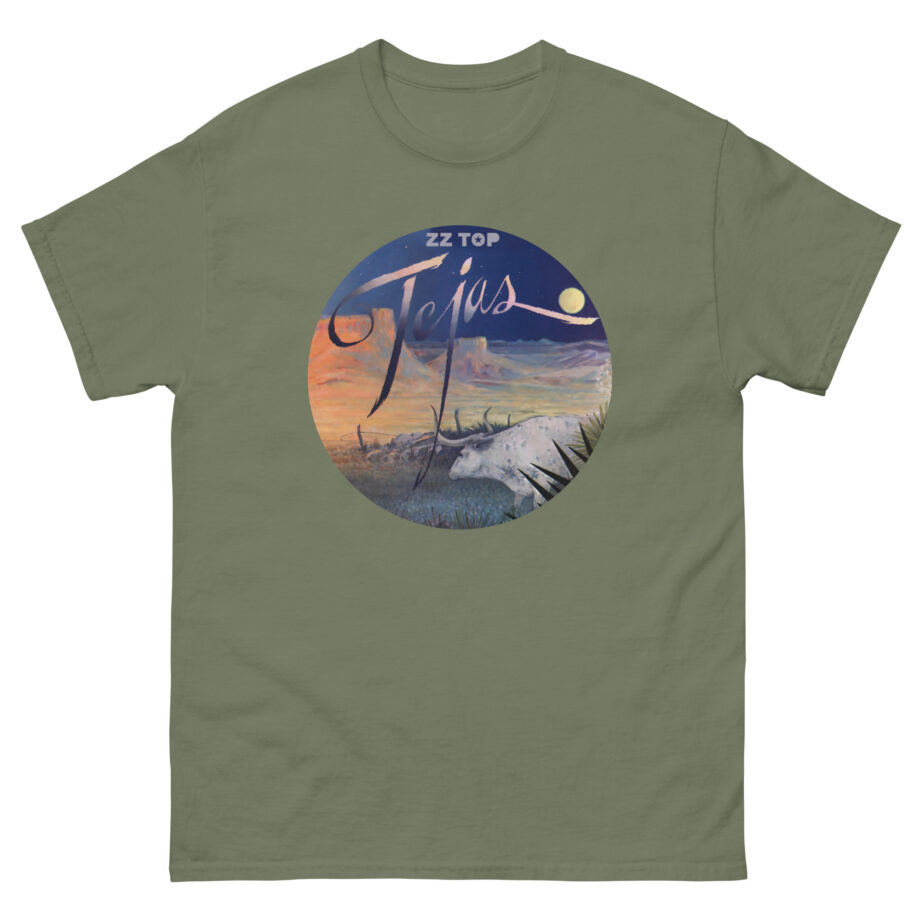 Zz Top 1976 Tejas Beige Unisex classic tee