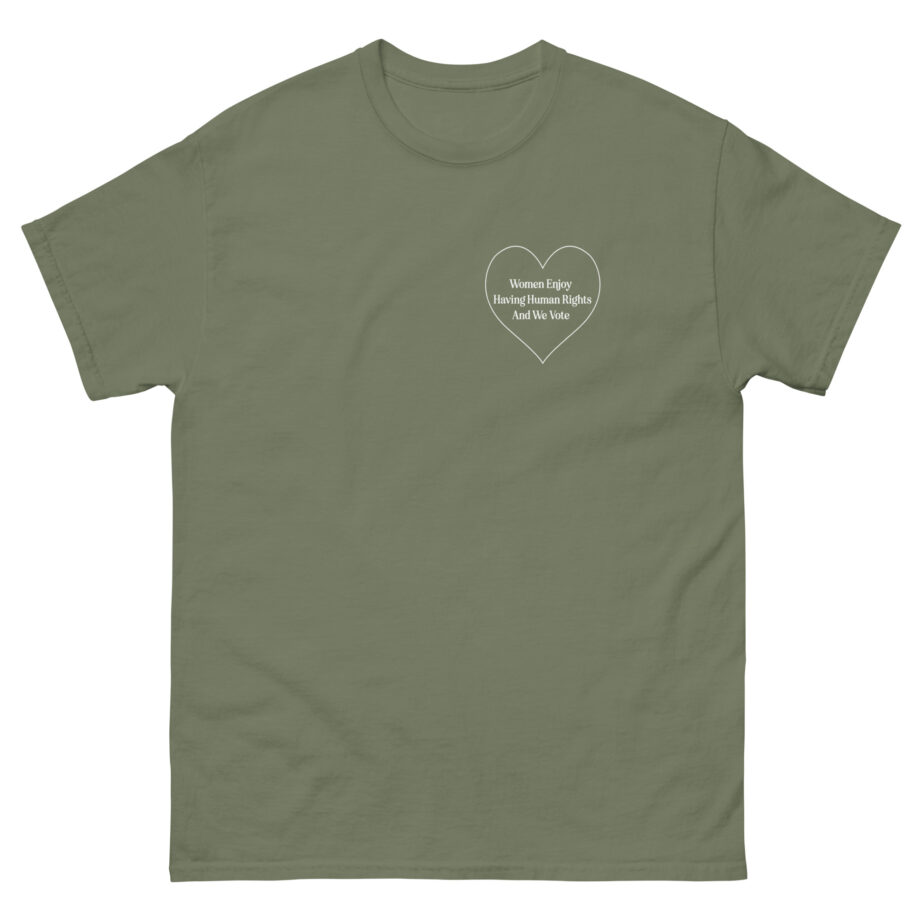 But Her Emails Women Enjoy Human Rights and We Vote Unisex classic tee