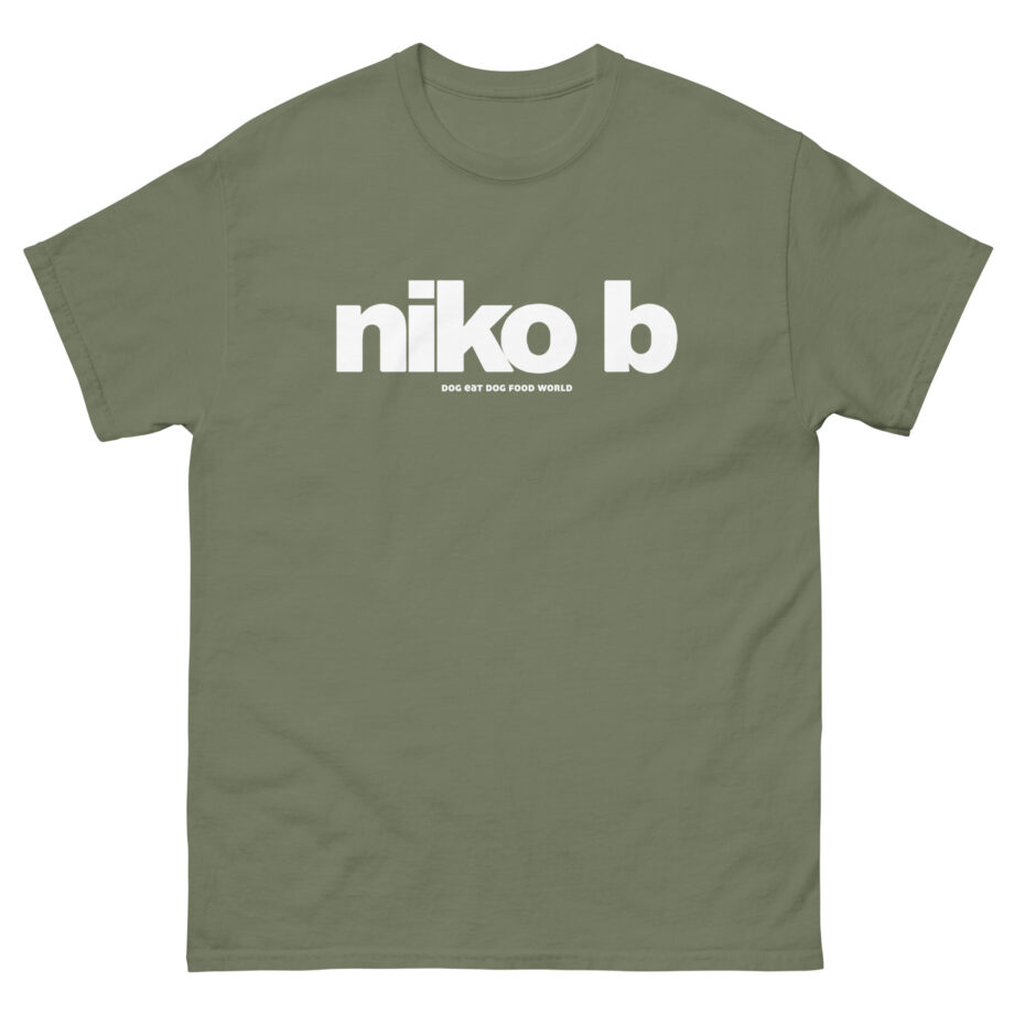 Niko B Dog Eat Dog Food World Unisex classic tee