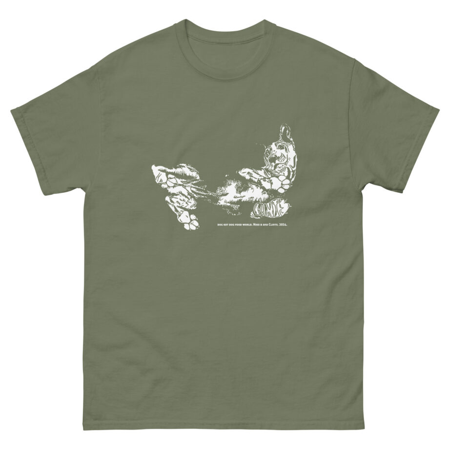 Niko B Dog Eat Dog Food World Unisex classic tee