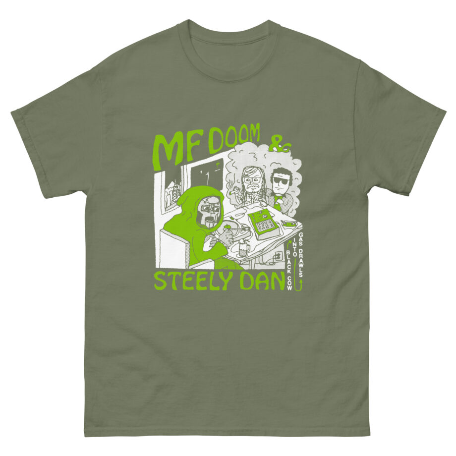 Steely Dan black cow into gas drawls Unisex classic tee