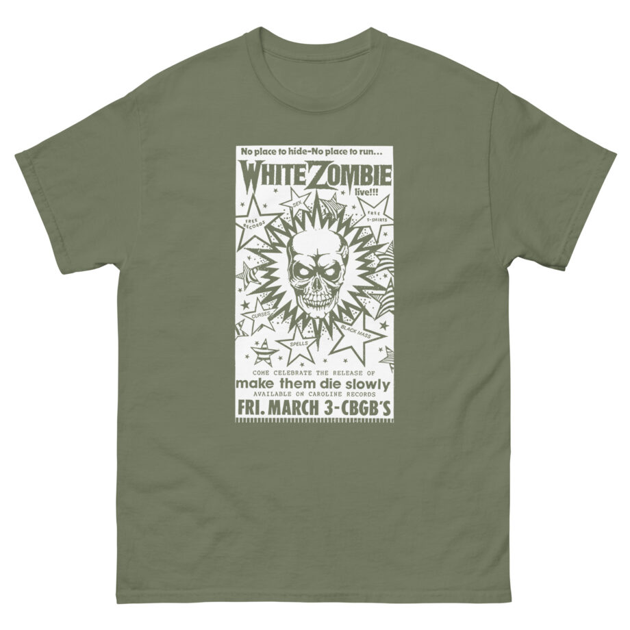 White Zombie Cbgb Poster Unisex classic tee
