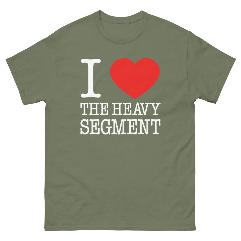 Ymh I Heart the Heavy Segment Unisex classic tee