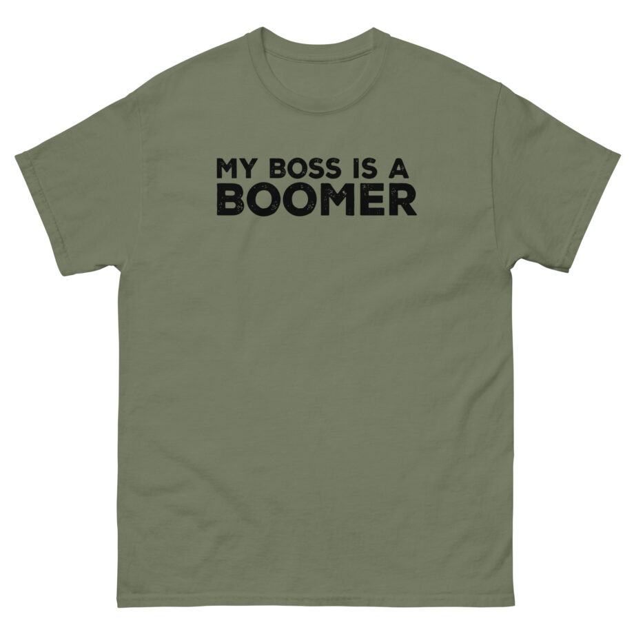 Kat Timpf My Boss is a Boomer Unisex classic tee