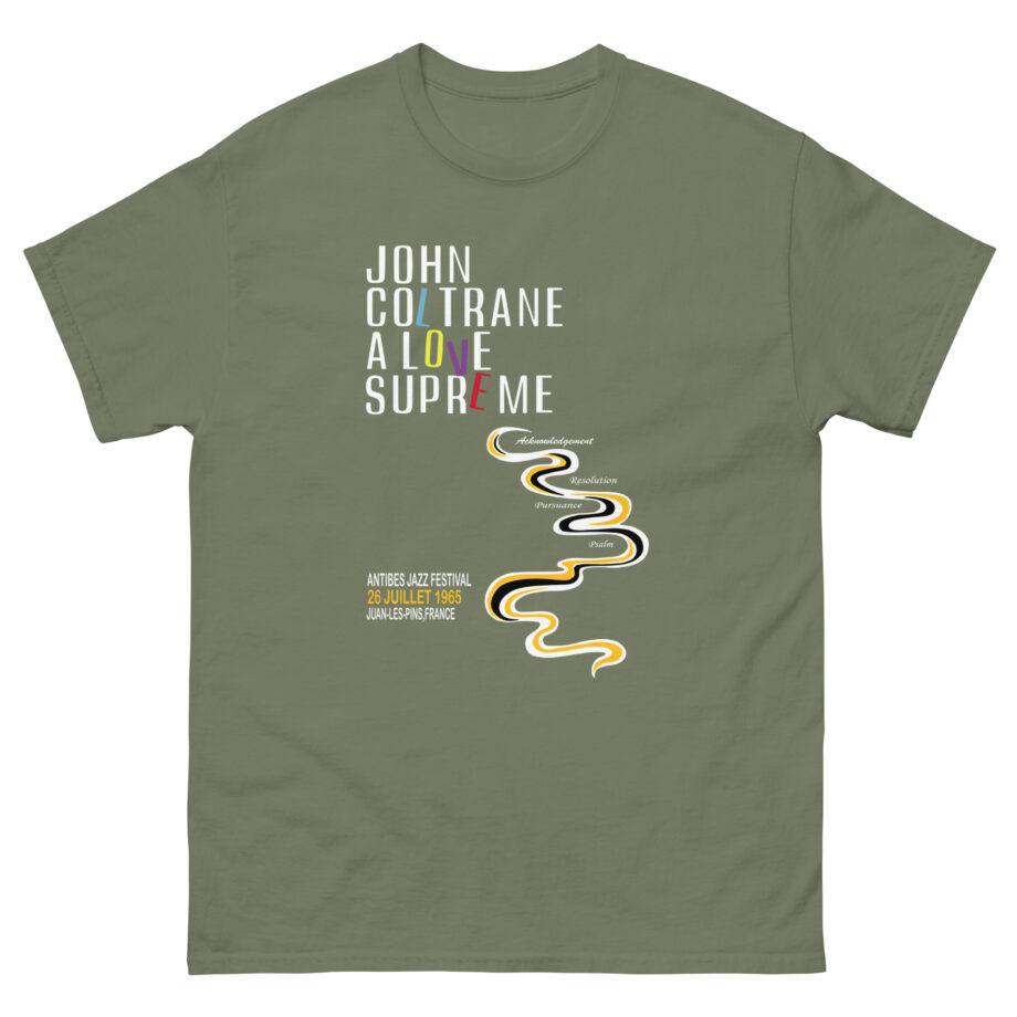 John Coltrane a Love Supreme at Antibes Jazz Festival Unisex classic tee