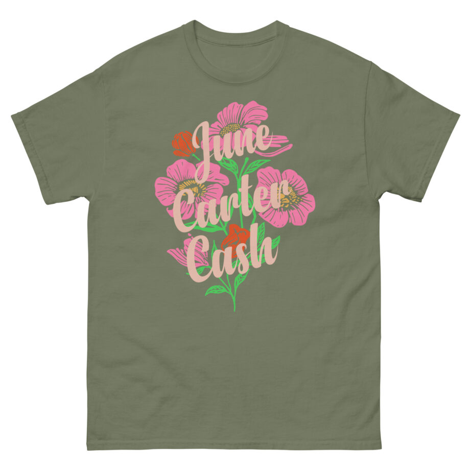 Johnny Cash June Carter Cash Flowers Unisex classic tee