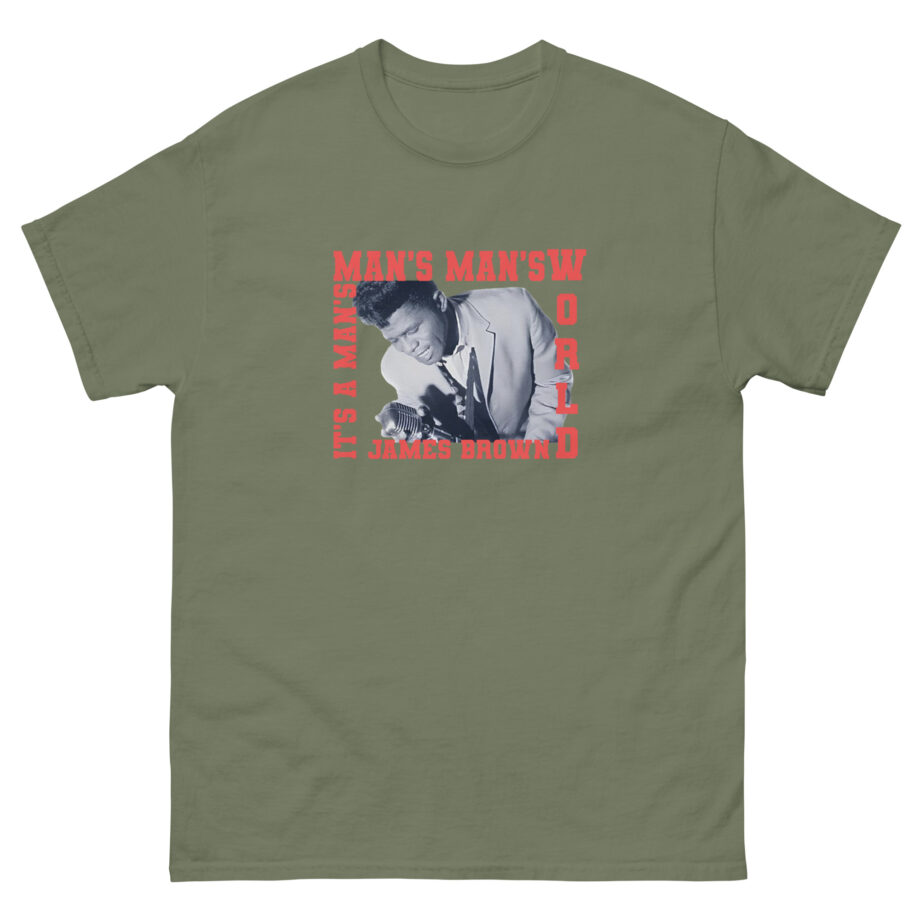 James Brown It's a Man's World Square Unisex classic tee