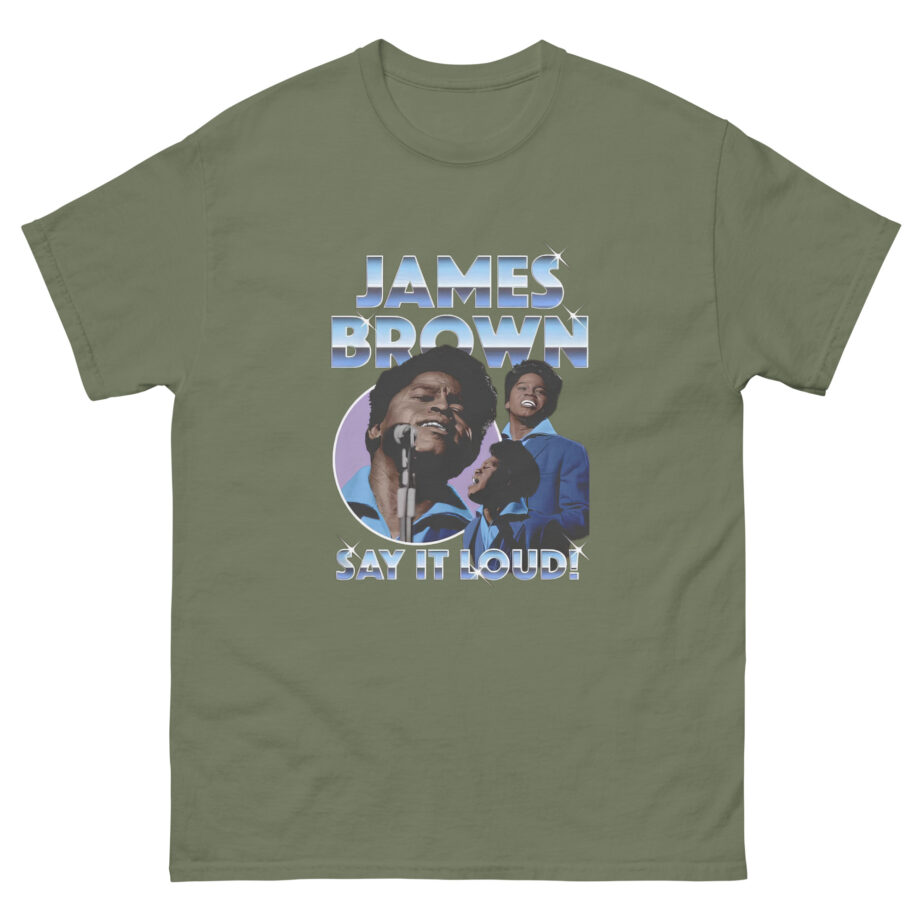 James Brown Say It Loud Chrome Unisex classic tee