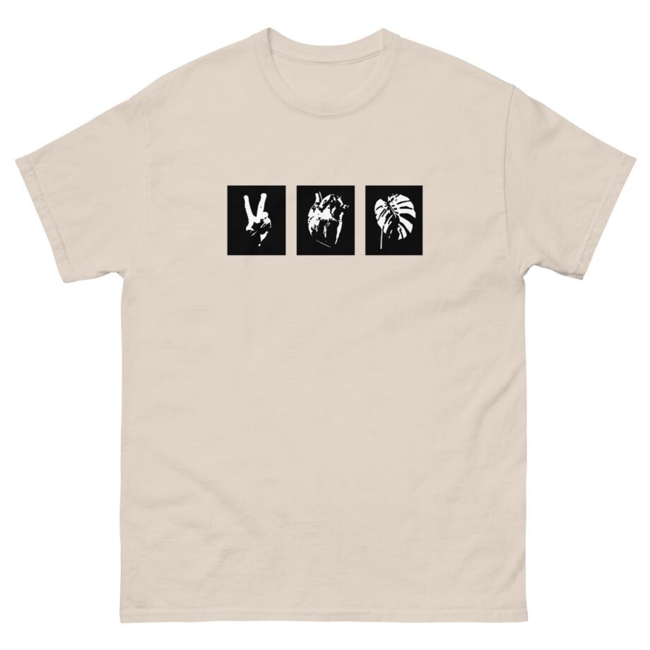 Mumbo Jumbo Peace, Love and Heavy Metal Unisex classic tee