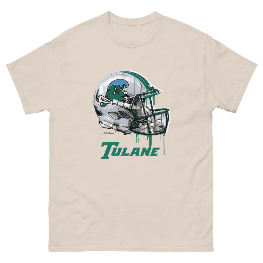 Tulane Football Helmet Unisex classic tee