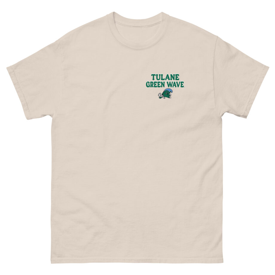 Tulane Checkered Mascot Unisex classic tee