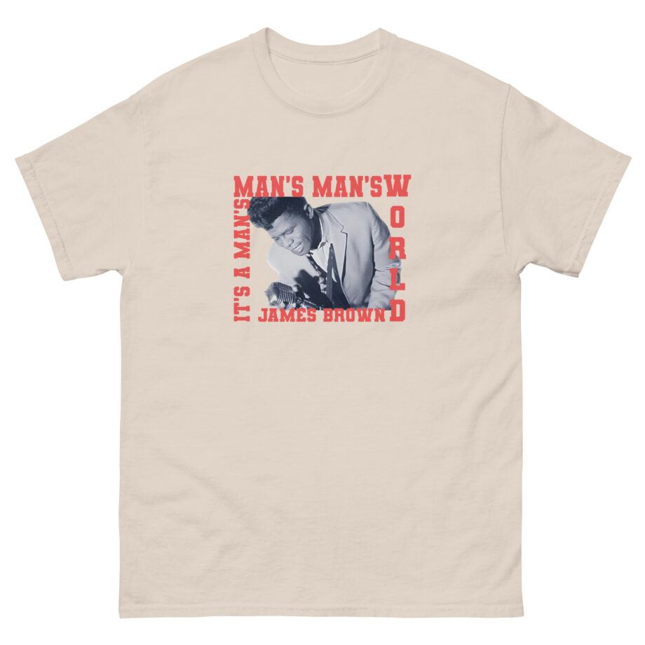 James Brown It's a Man's World Square Unisex classic tee