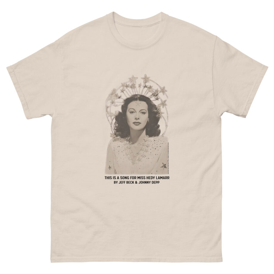 Jeff Beck for Miss Hedy Lamarr Unisex classic tee