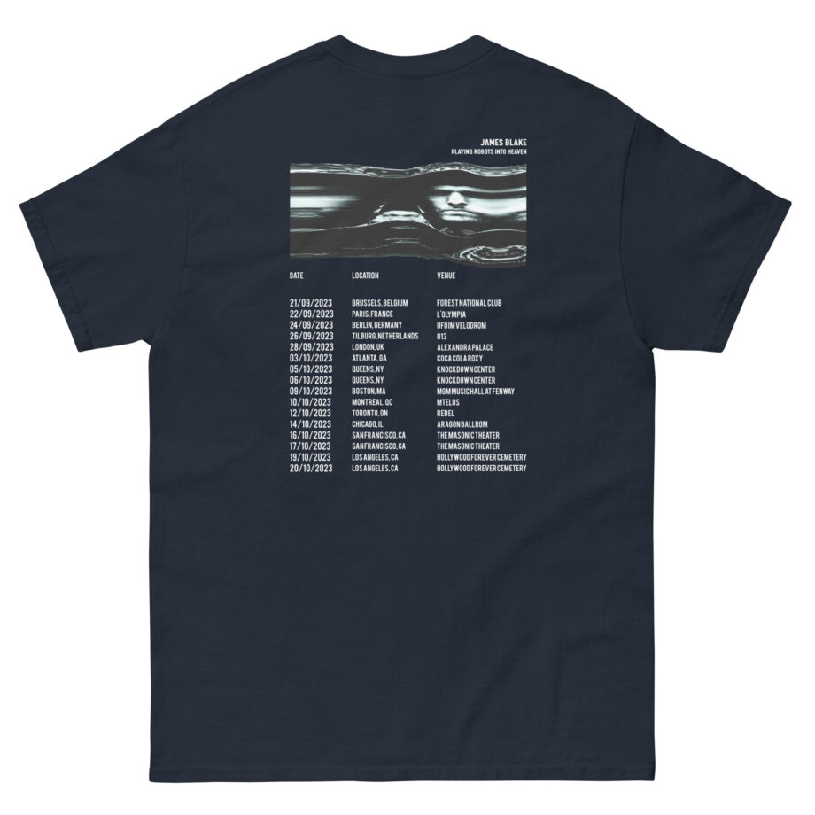 James Blake Playing Robots Into Heaven Date Unisex classic tee
