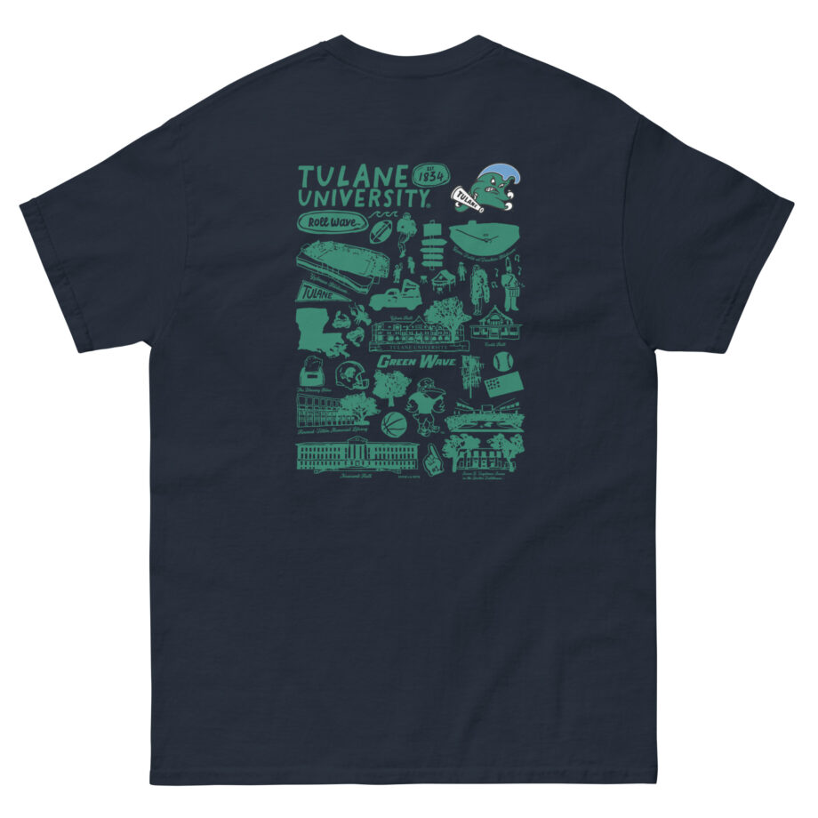 Tulane Impressions Unisex classic tee
