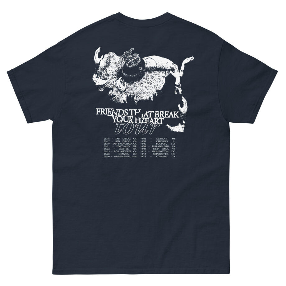 James Blake Friends That Break Your Heart Black 2021 Tour Unisex classic tee