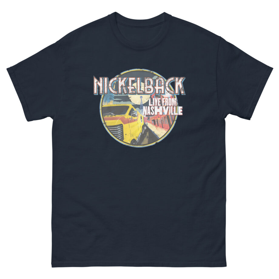 Nickelback Live From Nashville B&W Raglan Unisex classic tee