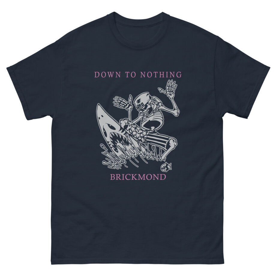 Down to Nothing Skeleton Surfer Unisex classic tee
