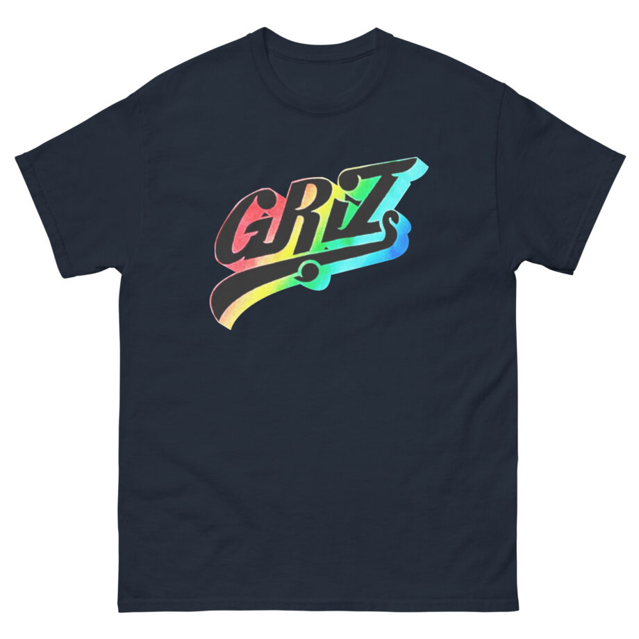 Griz Rainbow Swoop Logo Unisex classic tee