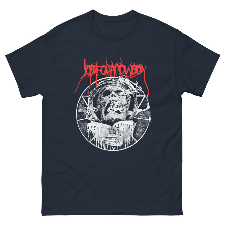 Job for a Cowboy Smoking Skull Unisex classic tee