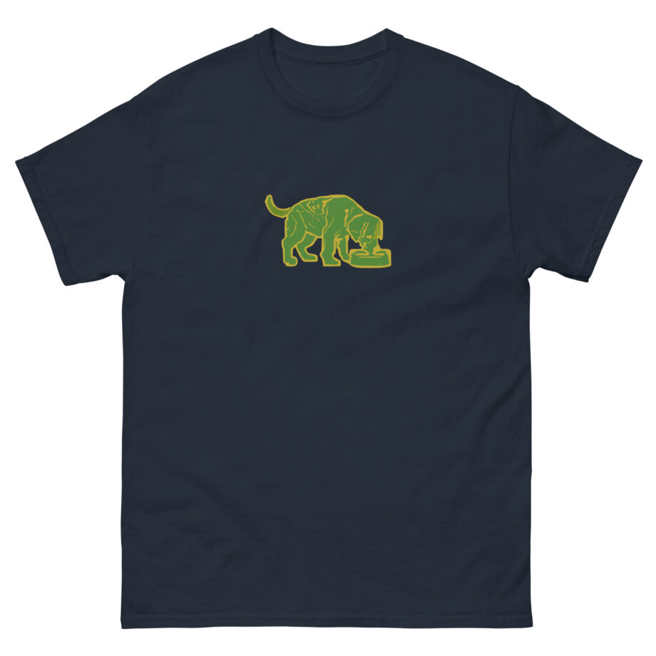 Niko B green pixel dog Unisex classic tee