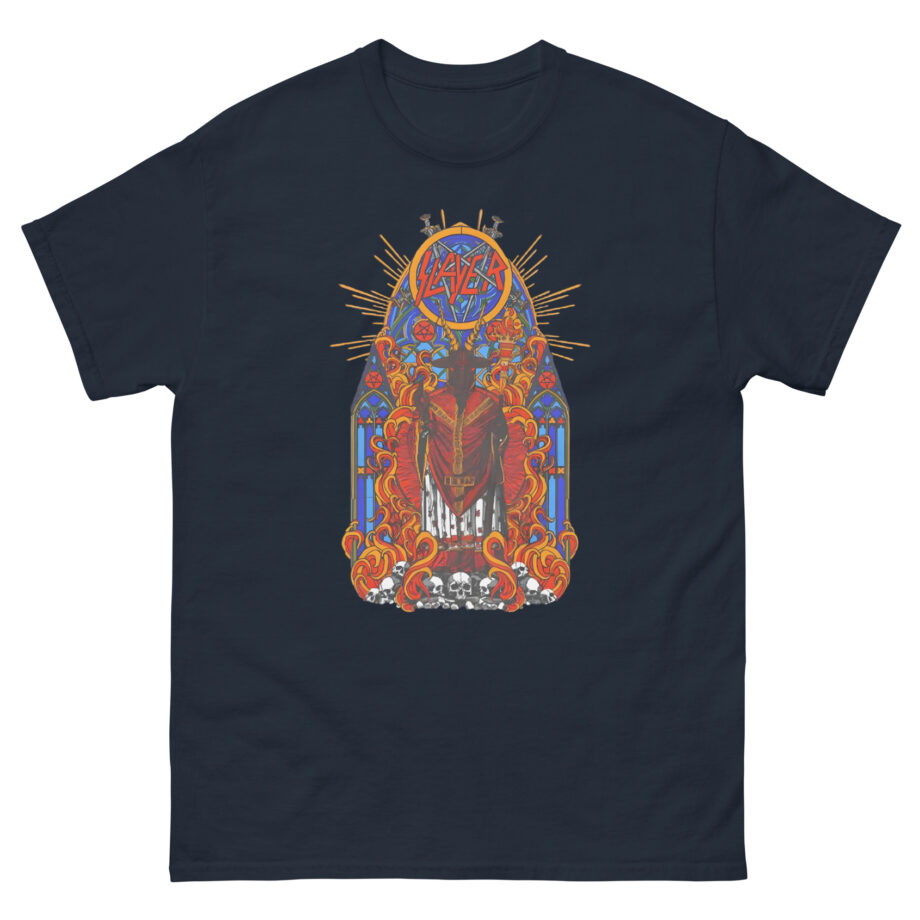 Slayer Goatgod Stained Glass Unisex classic tee