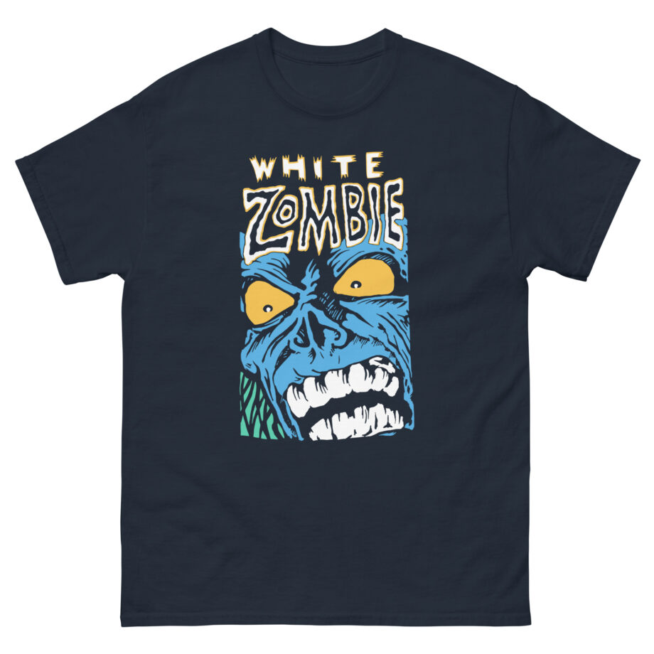 White Zombie Blue Monster Unisex classic tee