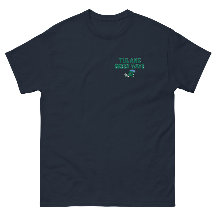 Tulane Checkered Mascot Unisex classic tee