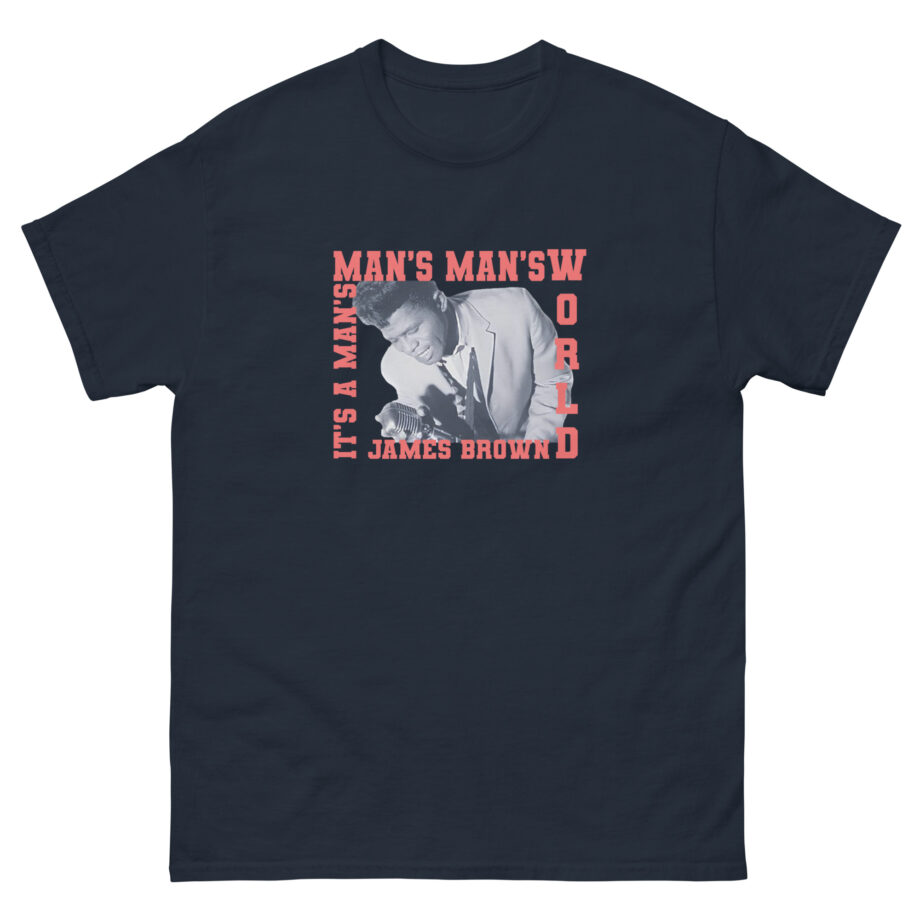 James Brown It's a Man's World Square Unisex classic tee