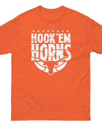 Texas Basketball Hook 'em Horns Unisex classic tee