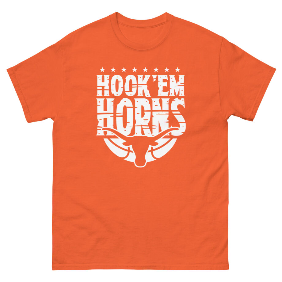 Texas Basketball Hook 'em Horns Unisex classic tee