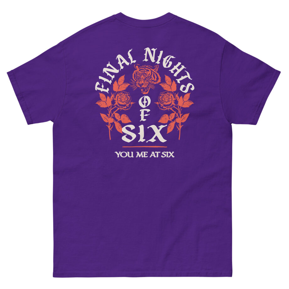 You Me at Six Final Nights of Six Tour Unisex classic tee