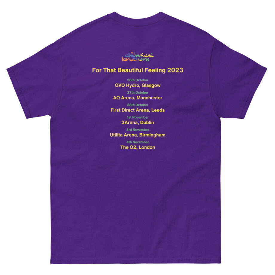 The Chemical Brothers for That Beautiful Feeling Tour Unisex classic tee