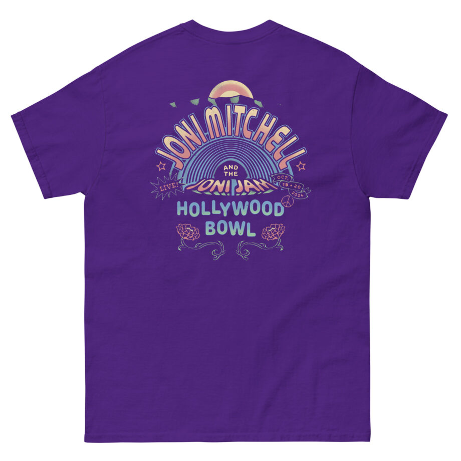 Joni Mitchell Joni Jam Rainbowl Unisex classic tee