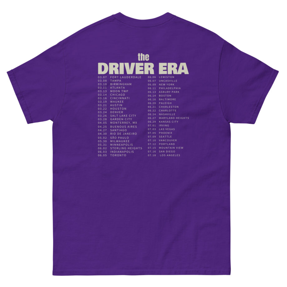 Driver Era Groovy Logo Tour Unisex classic tee