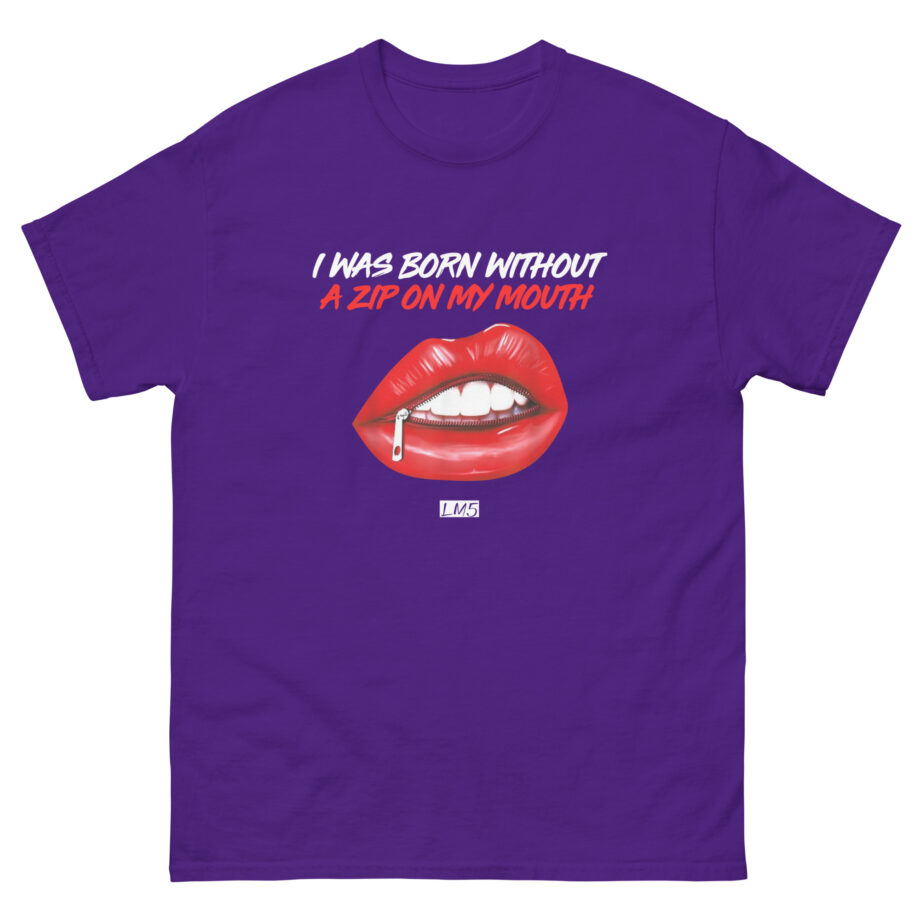Little Mix I Was Born Without a Zip on My Mouth Unisex classic tee