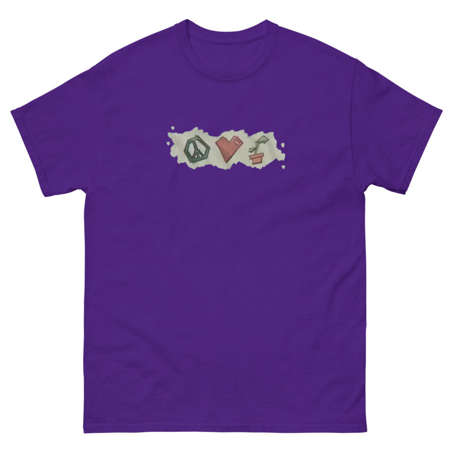 Mumbo Jumbo Peace, Love and Plants Unisex classic tee
