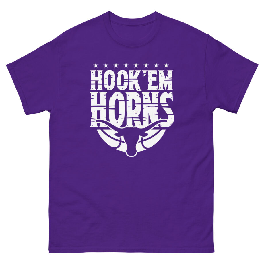Texas Basketball Hook 'em Horns Unisex classic tee