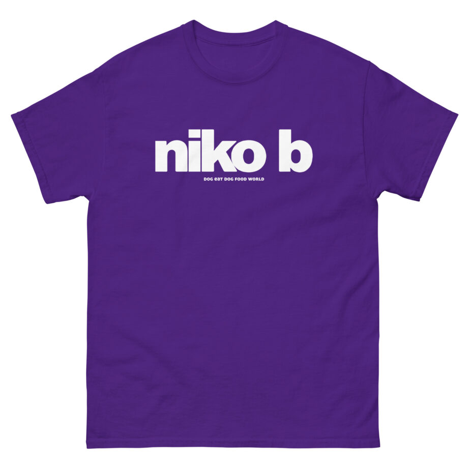 Niko B Dog Eat Dog Food World Unisex classic tee