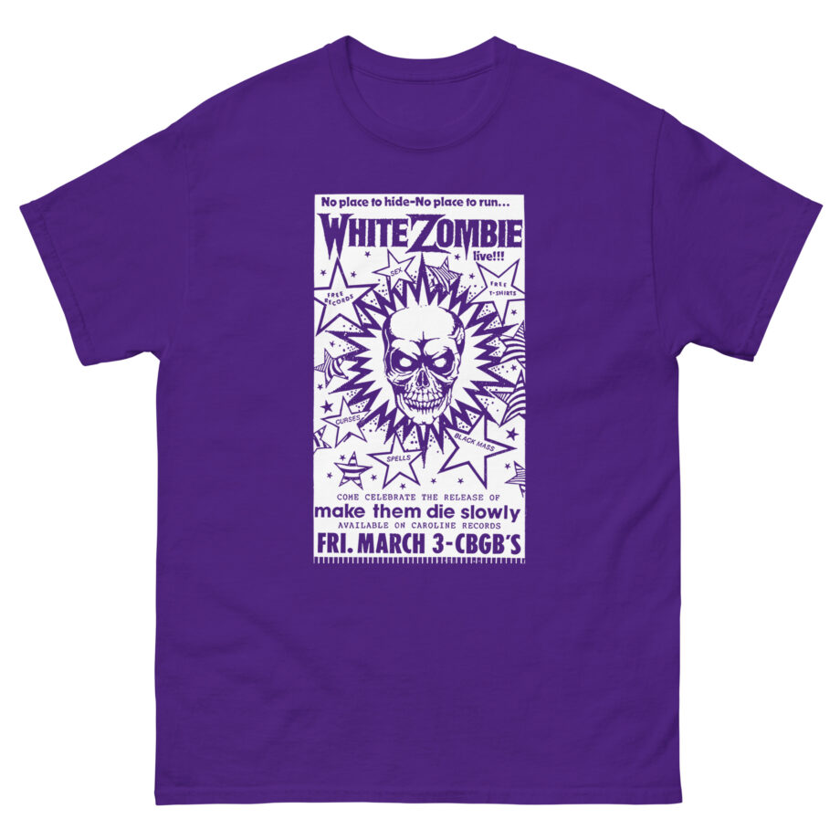 White Zombie Cbgb Poster Unisex classic tee