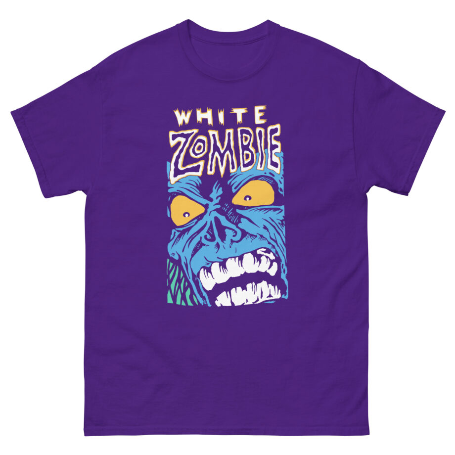 White Zombie Blue Monster Unisex classic tee