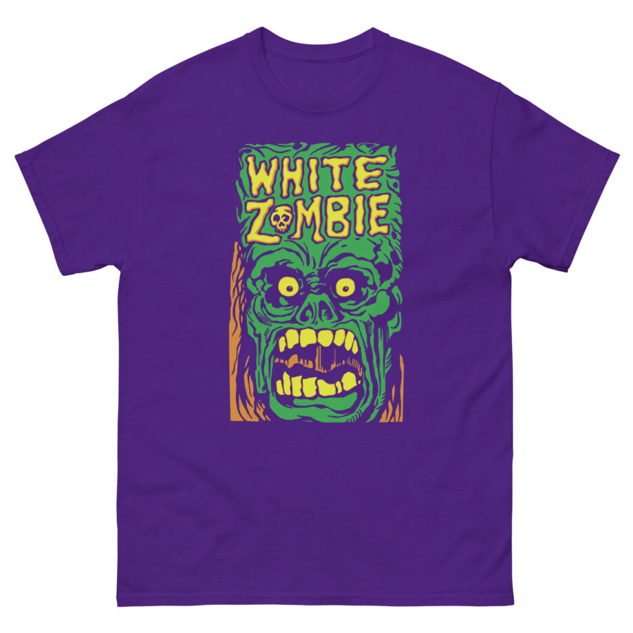 White Zombie Monster Yell Unisex classic tee