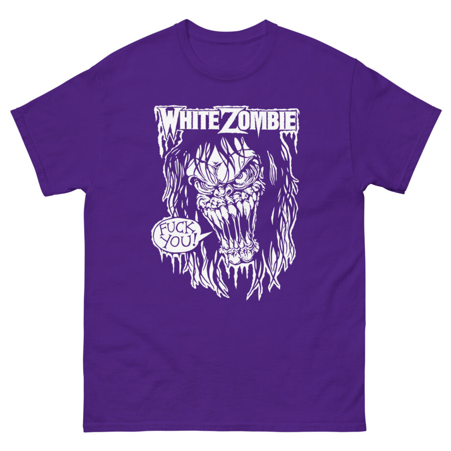 White Zombie F You Unisex classic tee