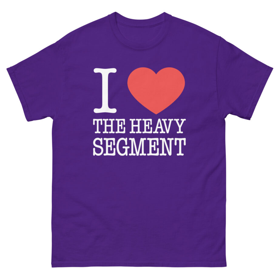 Ymh I Heart the Heavy Segment Unisex classic tee