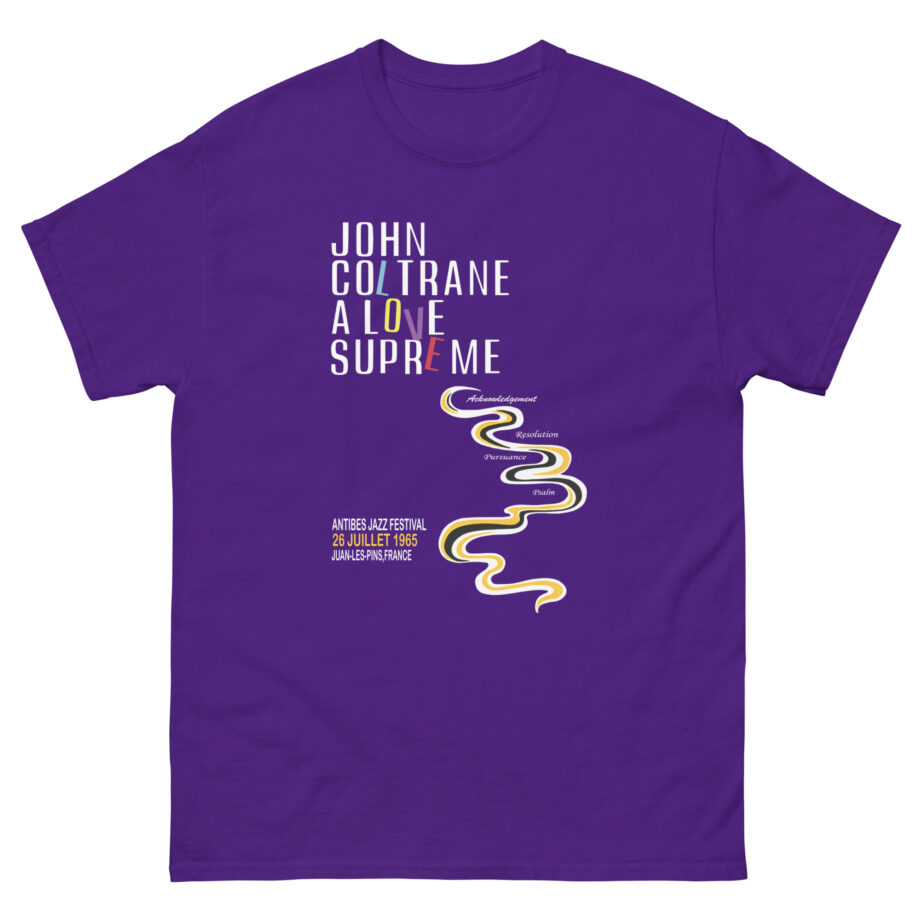 John Coltrane a Love Supreme at Antibes Jazz Festival Unisex classic tee