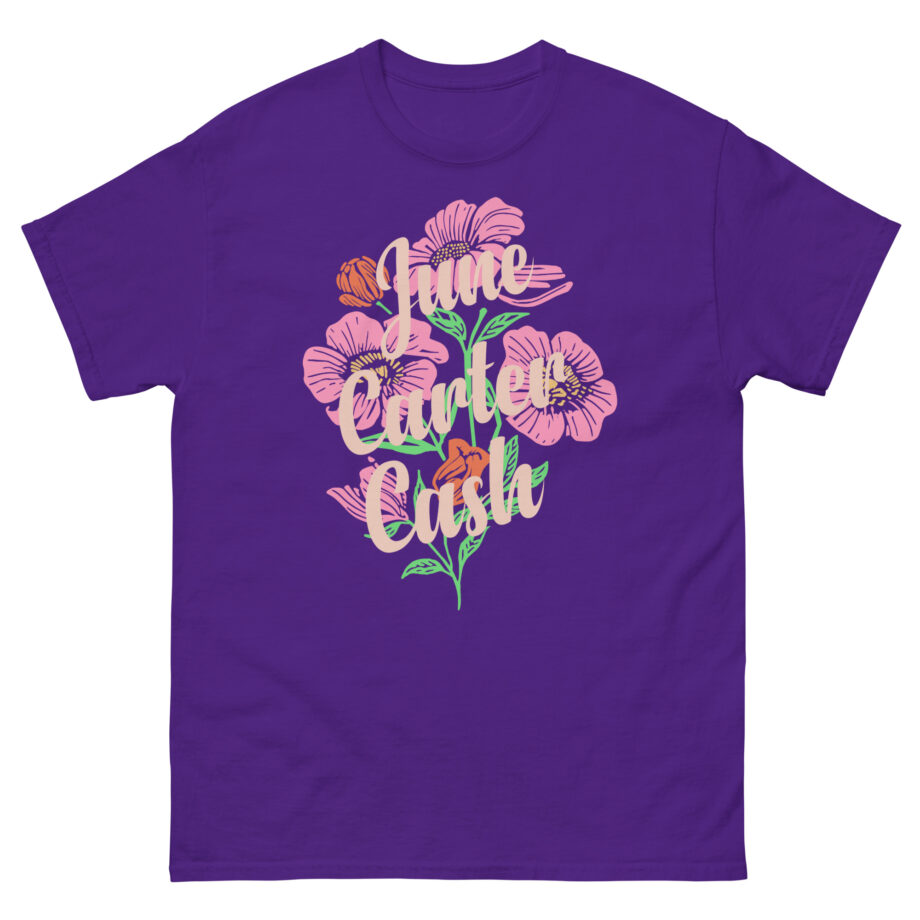 Johnny Cash June Carter Cash Flowers Unisex classic tee