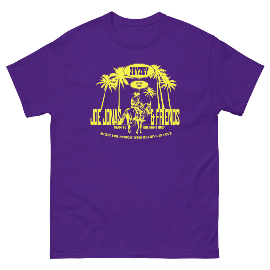 Joe Jonas Miami Unisex classic tee