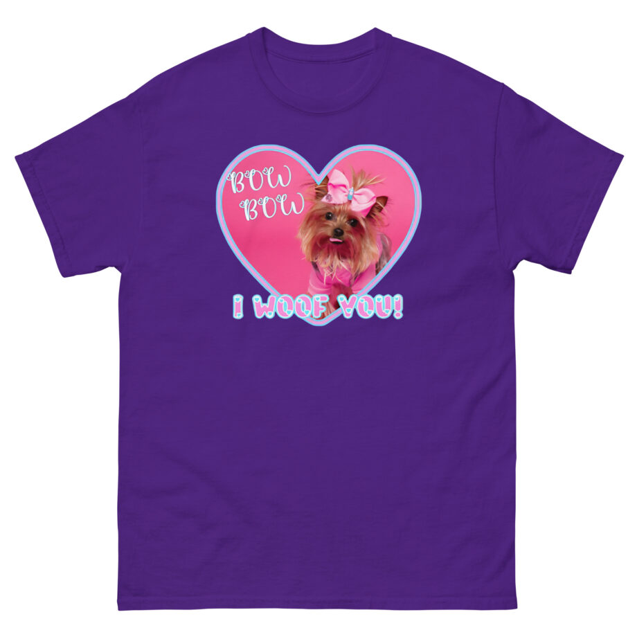 Jojo Siwa Bow Bow I Woof You Unisex classic tee